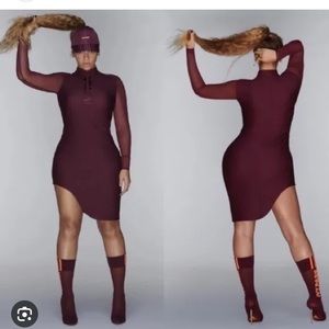 adidas Ivy Park Asymmetrical Dress
Maroon